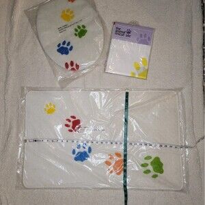 NWTS ~ Animal Rescue Site ~  Paw Print ~ Bath Accessories ~ Brand NEW !!!